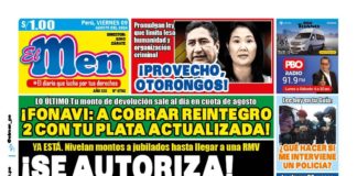 Portada Diario El Men (09/08/2024)