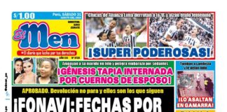 Portada Diario El Men (31/08/2024)