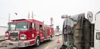 Lurín: Volcadura de bus dejó 4 fallecidos y 22 heridos