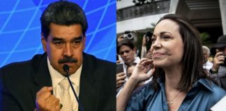 Nicolás Maduro llama "terrorista" a Corina Machado