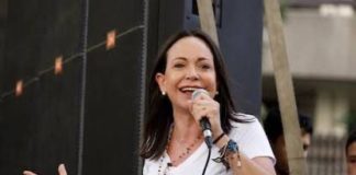 Oposición venezolana marchó contra fraude María Corina Machado