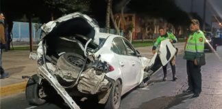Callao: Un conductor resultó herido tras accidente de tránsito