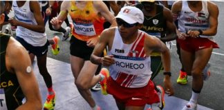 Cristhian Pacheco abandona la maratón olímpica de París 2024 por lesión