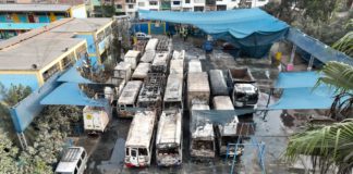Independencia: ‘Los Pulpos del Norte’ se atribuyen incendio de buses