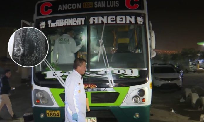 Meten bala a bus y hieren a uno Meten bala a bus y hieren a uno