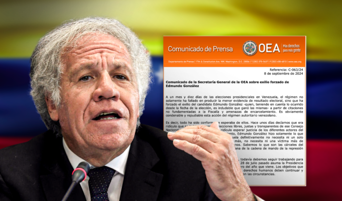 OEA denuncia abuso de poder en Venezuela contra Edmundo González tras su exilio forzado