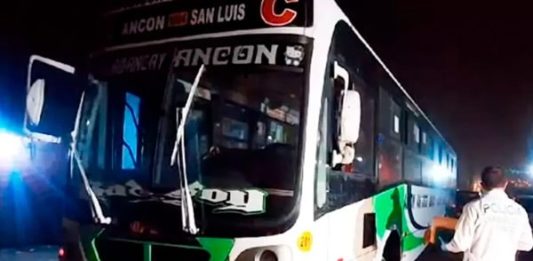 Ancón: Bus de empresa Vipusa fue baleado por un sicario