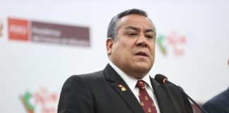 Gustavo Adrianzén pide al congreso que se aprueba, a la brevedad, la ley contra el terrorismo urbano