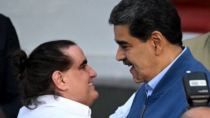 Alex Saab y Nicolas Maduro