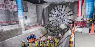 Línea 2 del Metro de Lima: tuneladora 'Delia' llegó a la Estación Plaza Bolognesi