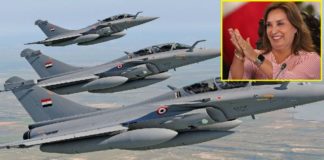 Dina gasta billetón en aviones de guerra