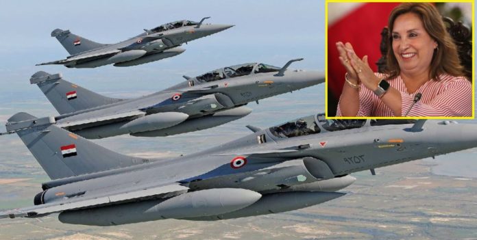 Dina gasta billetón en aviones de guerra