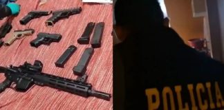 Encuentran arsenal en captura de “Sanguinarios del Callao”
