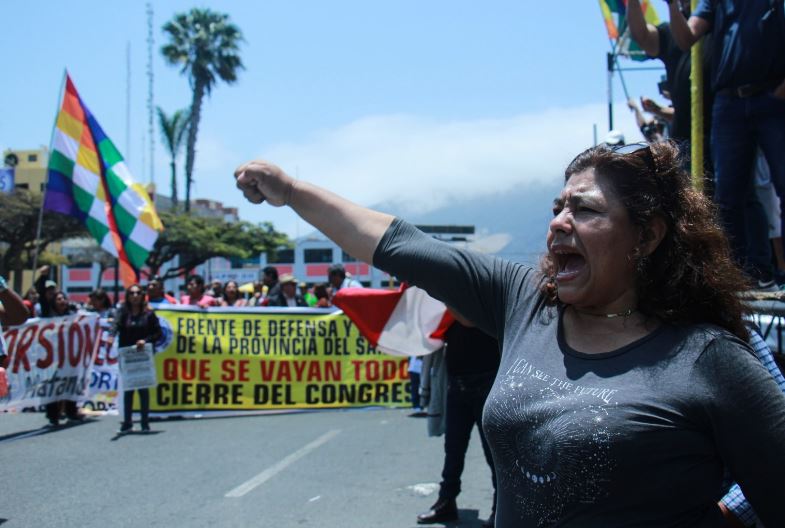 Mujeres se hicieron presentes en la protesta