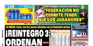 Portada Diario El Men (16/10/2024)