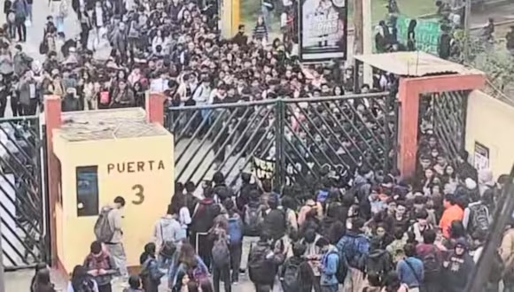 Estudiantes de UNMSM protagonizaron enfrentamientos Estudiantes de UNMSM protagonizaron enfrentamientos