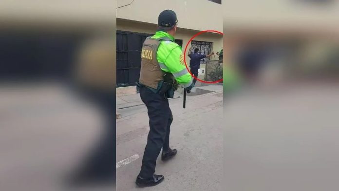 Policía usó arma de fuego para reducir a sujeto que lo amenazaba