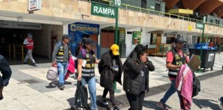 Dictan nueve meses de prisión preventiva a tres bolivianas