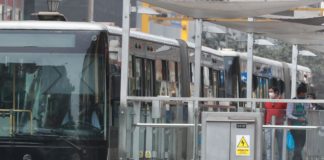 Cierran cuatro estaciones del Metropolitano por paro nacional