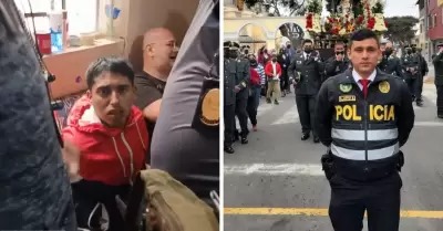 PNP capturó a sospechoso del asesinato de policía PNP capturó a sospechoso del asesinato de policía