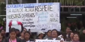 Comerciantes del mercado de Flores le zapatean a ‘Porky’