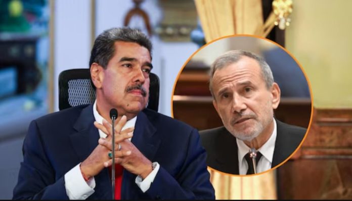 Canciller Elmer Schialer chotea a Maduro