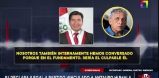 “Tachen a Antauro, no al partido”