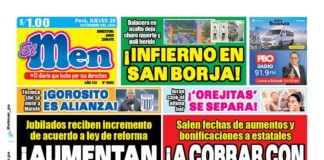 Portada Diario El Men (28/11/2024)