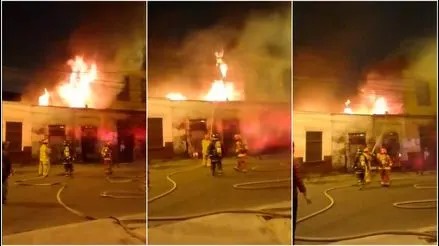 Incendio dejó dos bomberos heridos en vivienda del Rímac Incendio dejó dos bomberos heridos en vivienda del Rímac