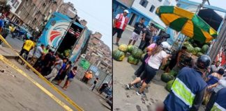 Bala perdida entibia a comerciante