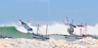 Oleaje golpea playas del norte