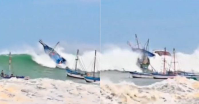 Oleaje golpea playas del norte