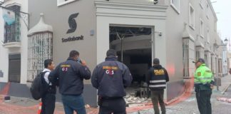 Trujillo: Delincuentes detonaron explosivo en un banco