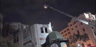 Bomberos controlaron incendio en Edificio Giacoletti