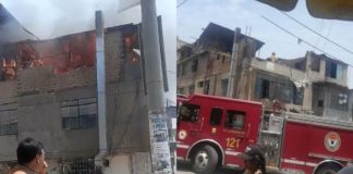 SJL: Una mujer y un anciano resultaron heridos tras incendio SJL: Una mujer y un anciano resultaron heridos tras incendio