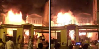 Incendio arrasa con iglesia en El Agustino en Año Nuevo