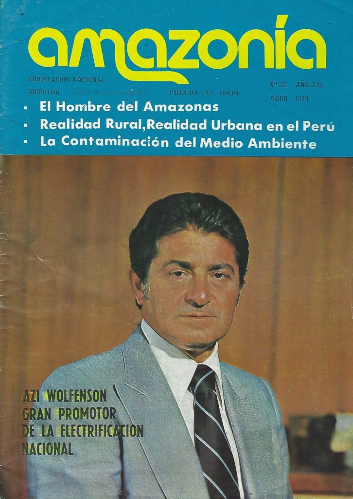 Revista Amazonia, El Gran promotor de la electrificacion Nacional