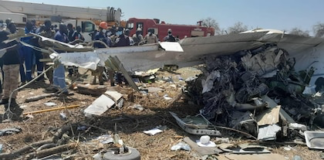 Avión se estrella en Sudán del Sur