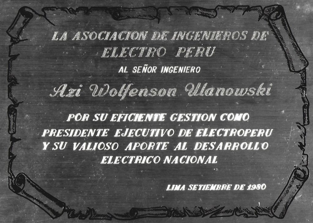 Eficiente gestion como Pte. Electroperu