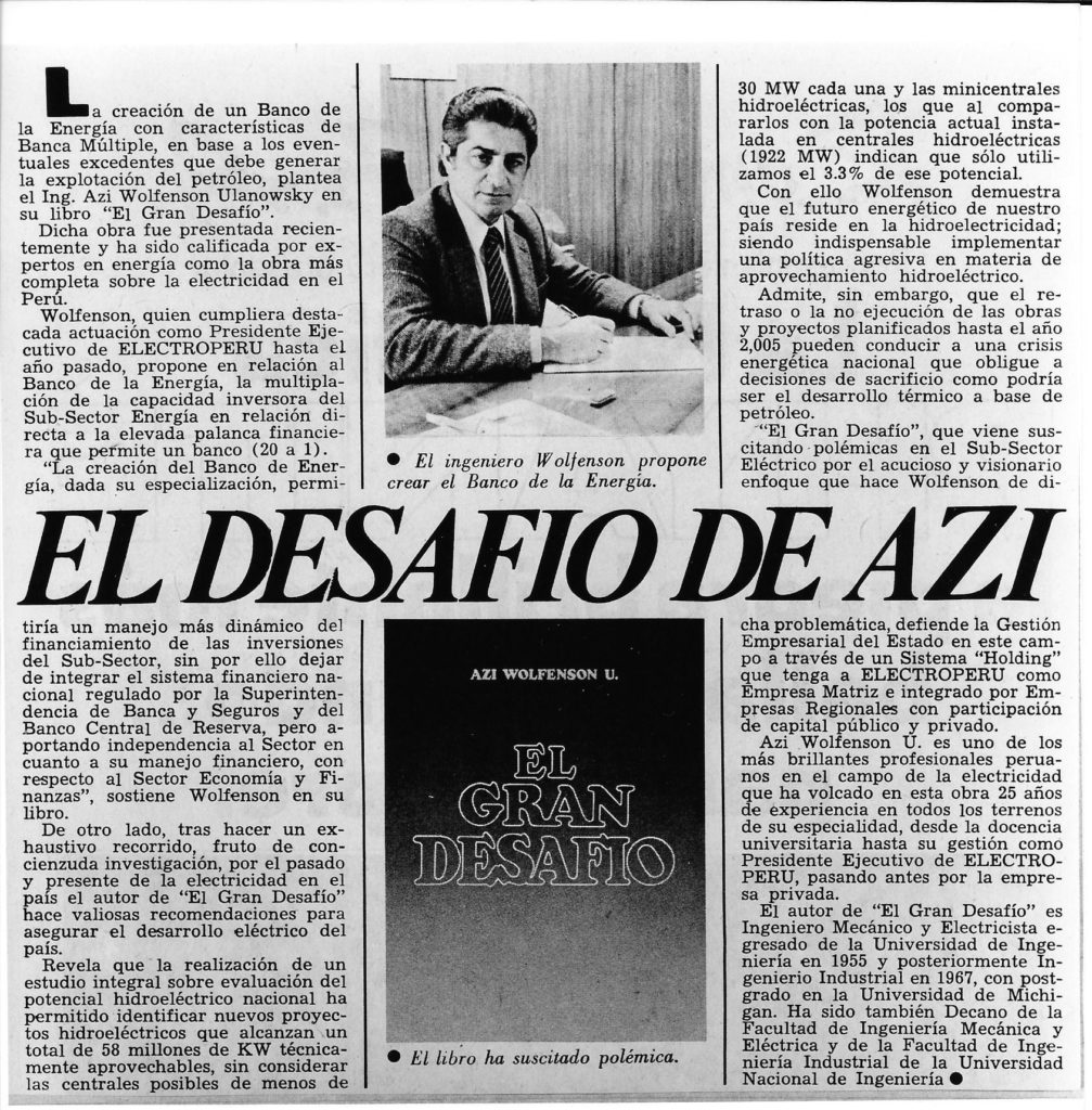 El Desafio de Azi, periodico