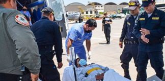 Fercho arrolla a Policías en Callao