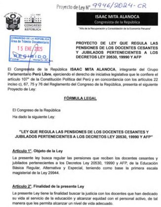 Proyecto de Ley 9946/2024-CR