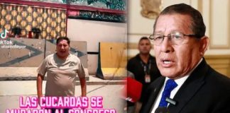 Salhuana rechaza video de alcalde de Comas Salhuana rechaza video de alcalde de Comas