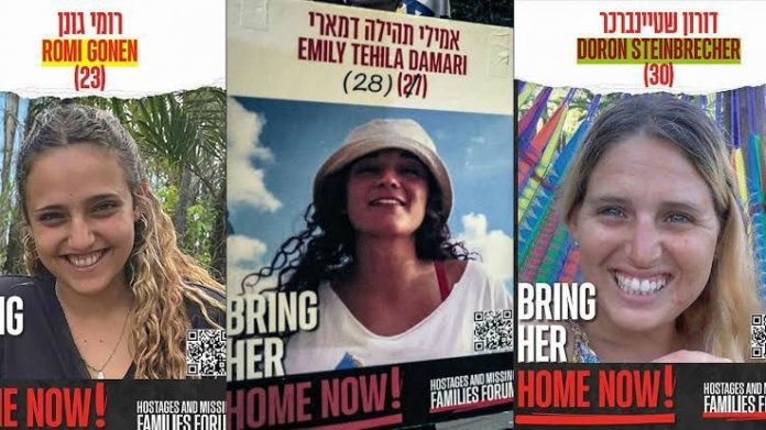 Salieron primeras rehenes liberadas en Gaza