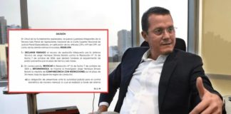 Poder Judicial revoca prisión preventiva contra Barata