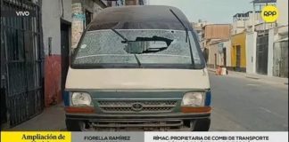 Rímac: Sujetos balearon combi