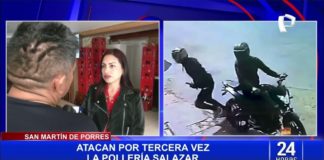 SMP: Cadena de pollería fue nuevamente atacada