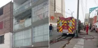 Breña: Incendio devasta vivienda y un vecino cae del séptimo piso