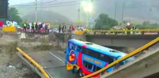 Cayó puente de Chancay