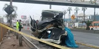 Chofer muere tras impactar con vehículo